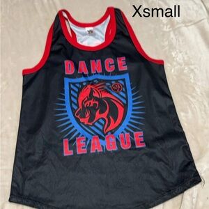 Zumba Fitness Black and Red Dance League Tank Top